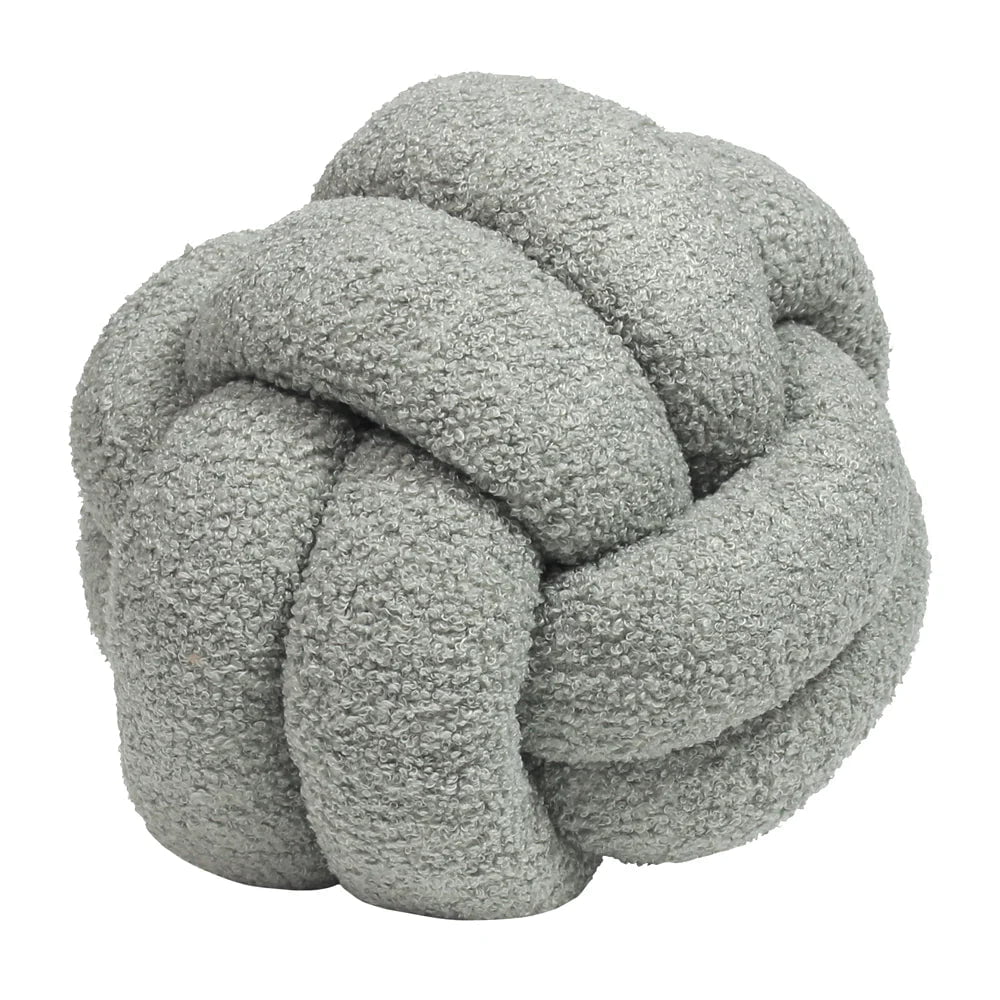 furn (Riva Home) Cushions Silver furn. Boucle Knot Fleece Cushion  (available in 6 colours)