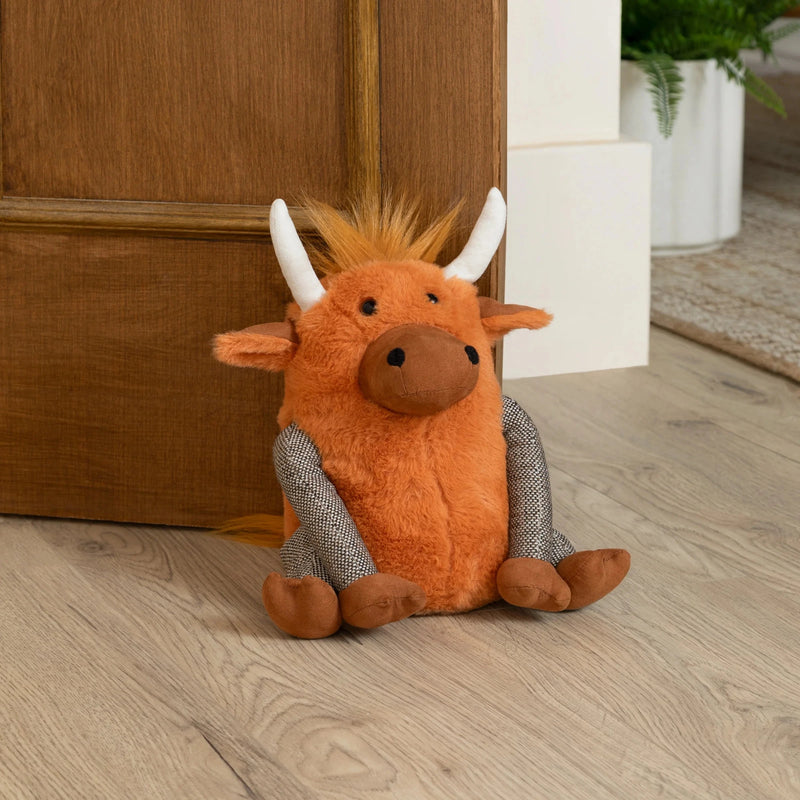 ANGUS HIGHLAND COW DOOR STOP GINGER by Paoletti