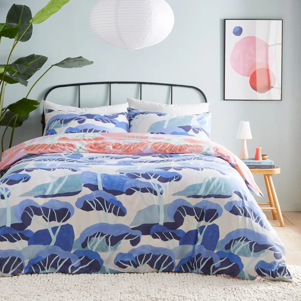 Furn (Riva Home) Duvet Cover set D’AZURE ABSTRACT DUVET COVER SET – MULTICOLOUR by Furn