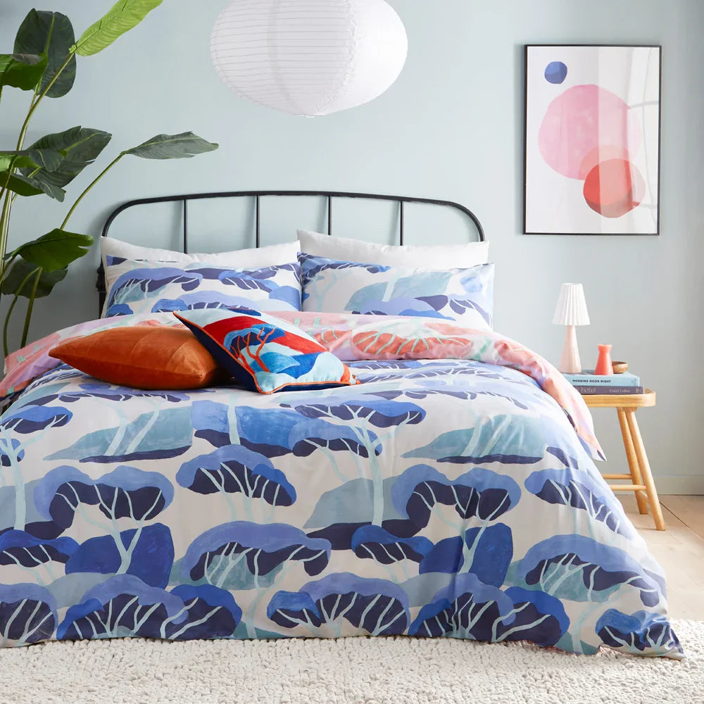 Furn (Riva Home) Duvet Cover set D’AZURE ABSTRACT DUVET COVER SET – MULTICOLOUR by Furn