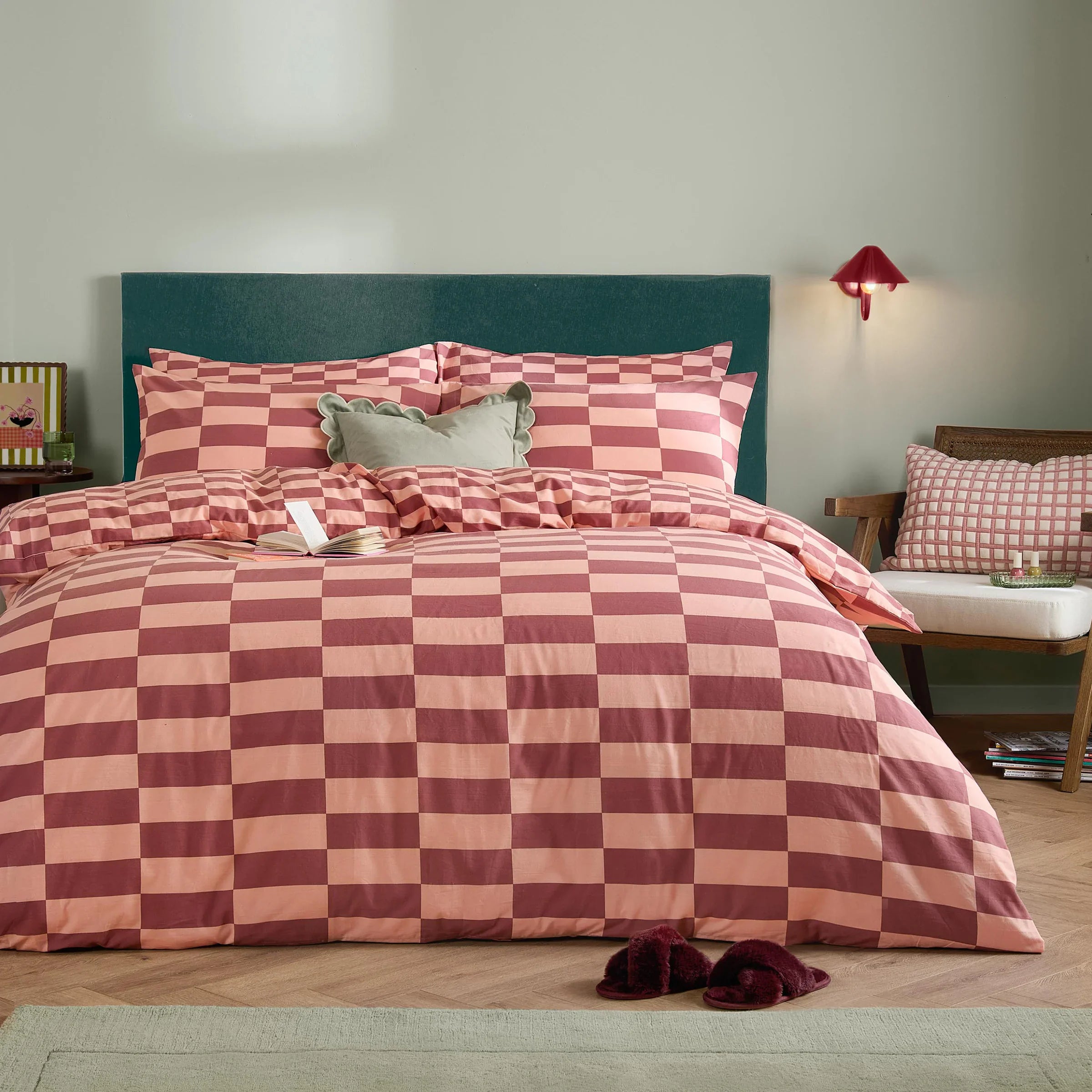 Furn (Riva Home) Duvet Cover set THE ULTIMATE CHECKERBOARD REVERSIBLE DUVET COVER SET by furn