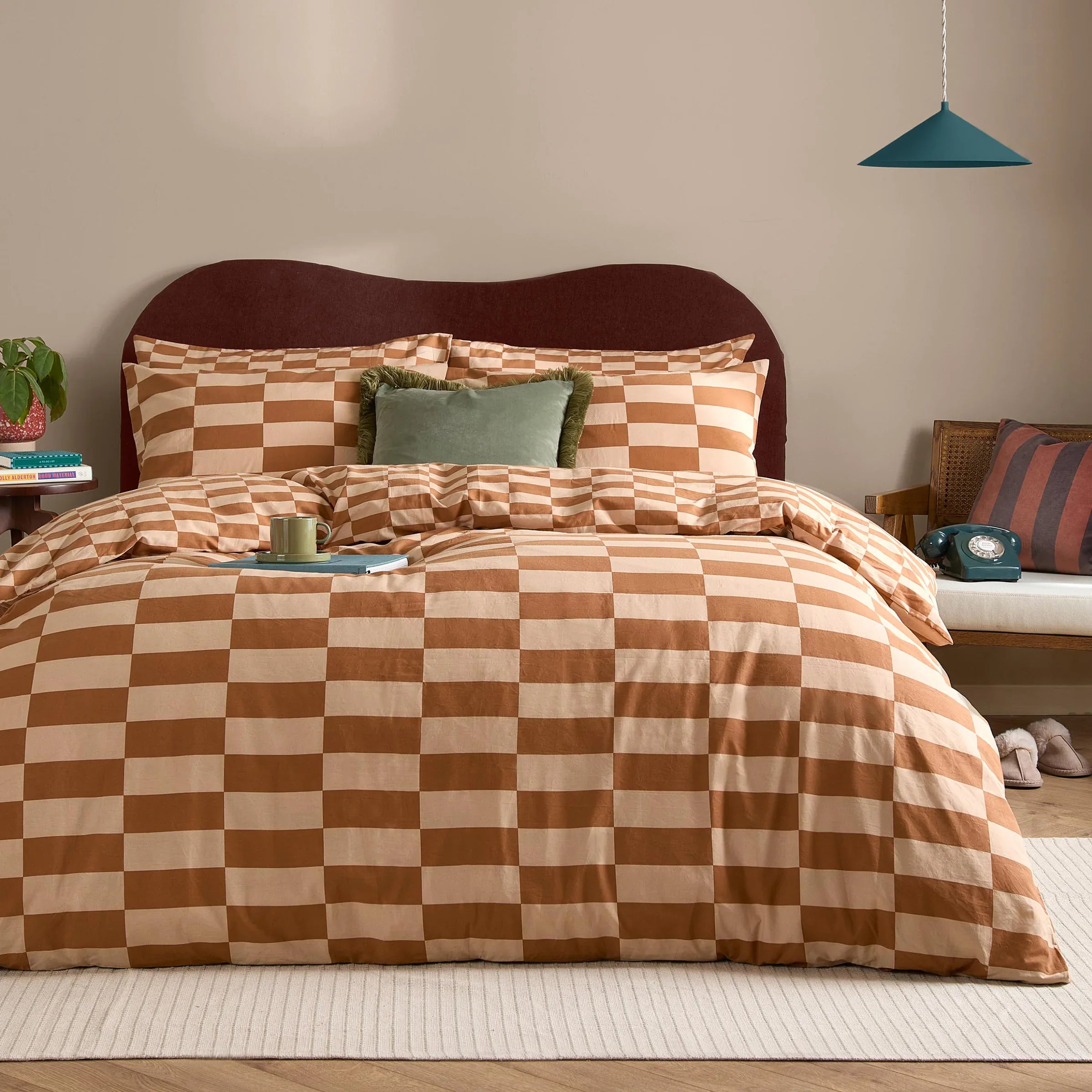 Furn (Riva Home) Duvet Cover set THE ULTIMATE CHECKERBOARD REVERSIBLE DUVET COVER SET by furn