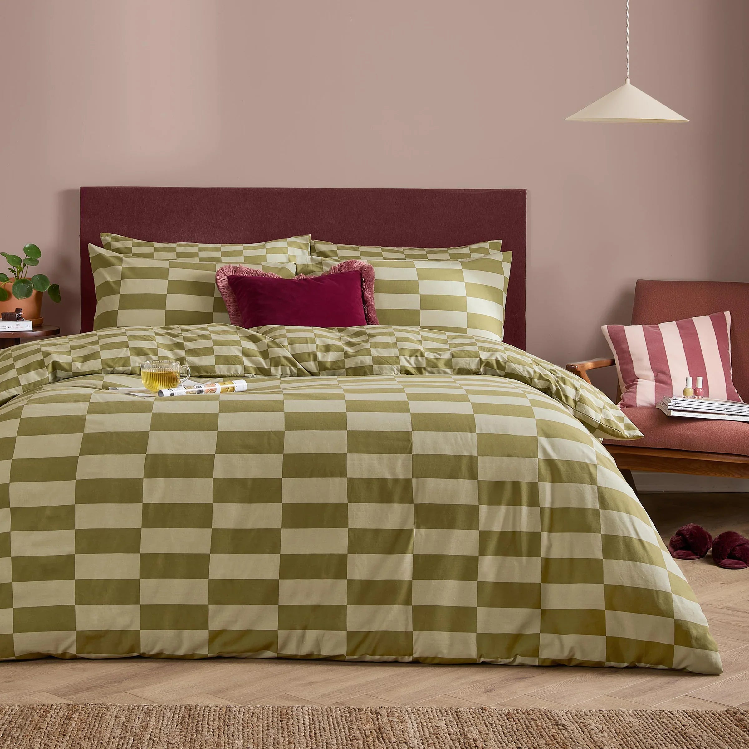 Furn (Riva Home) Duvet Cover set THE ULTIMATE CHECKERBOARD REVERSIBLE DUVET COVER SET by furn