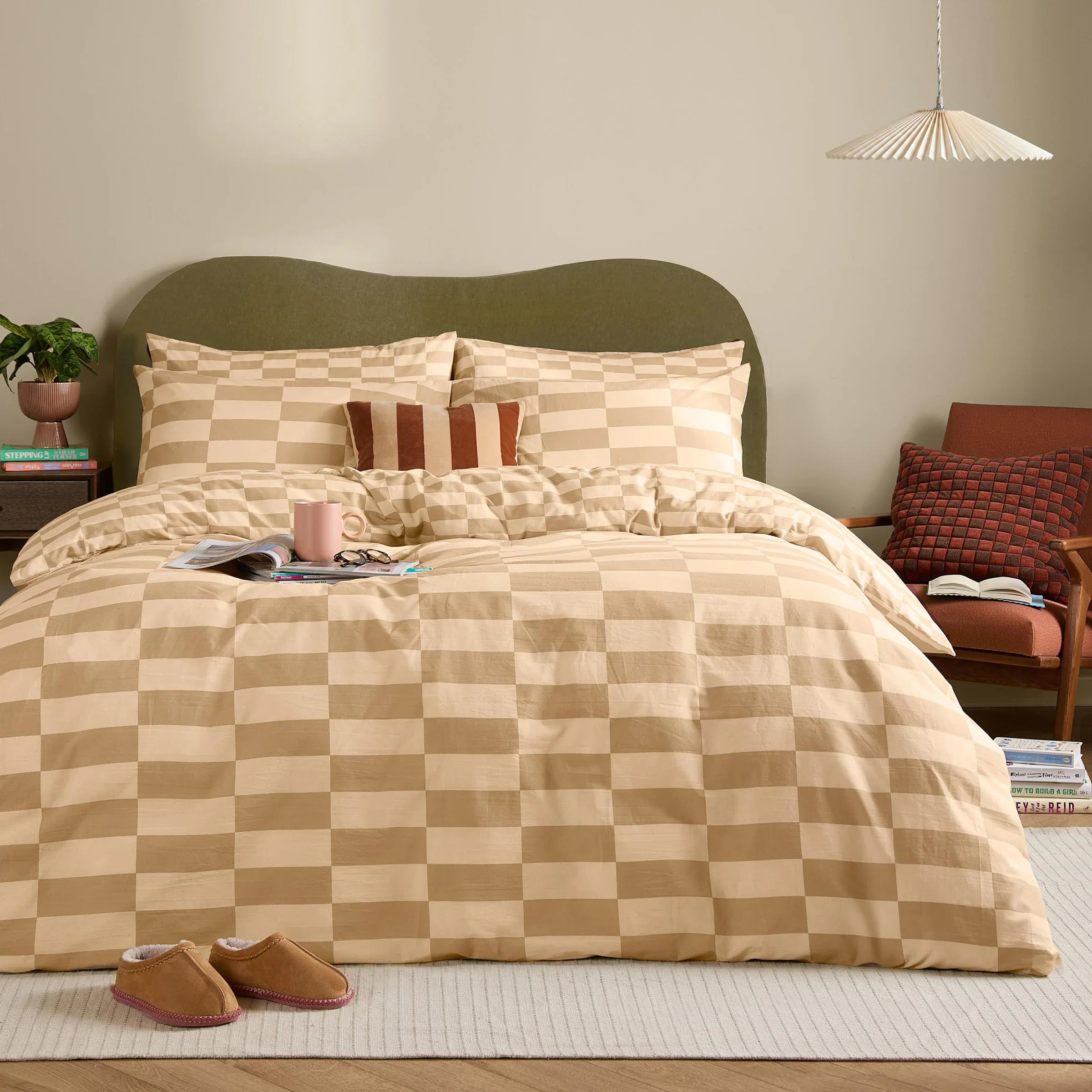 Furn (Riva Home) Duvet Cover set THE ULTIMATE CHECKERBOARD REVERSIBLE DUVET COVER SET by furn