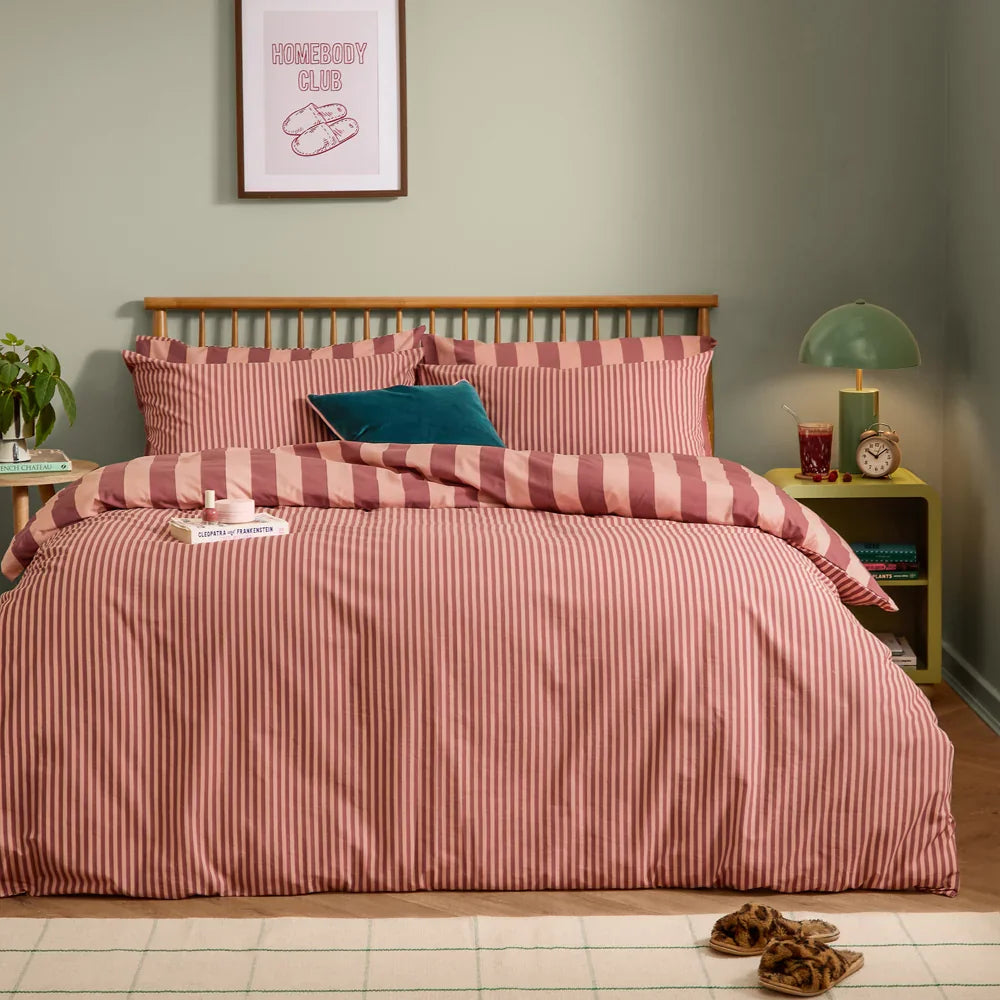 Furn (Riva Home) Duvet Cover set THE ULTIMATE STRIPE REVERSIBLE DUVET COVER SET by furn