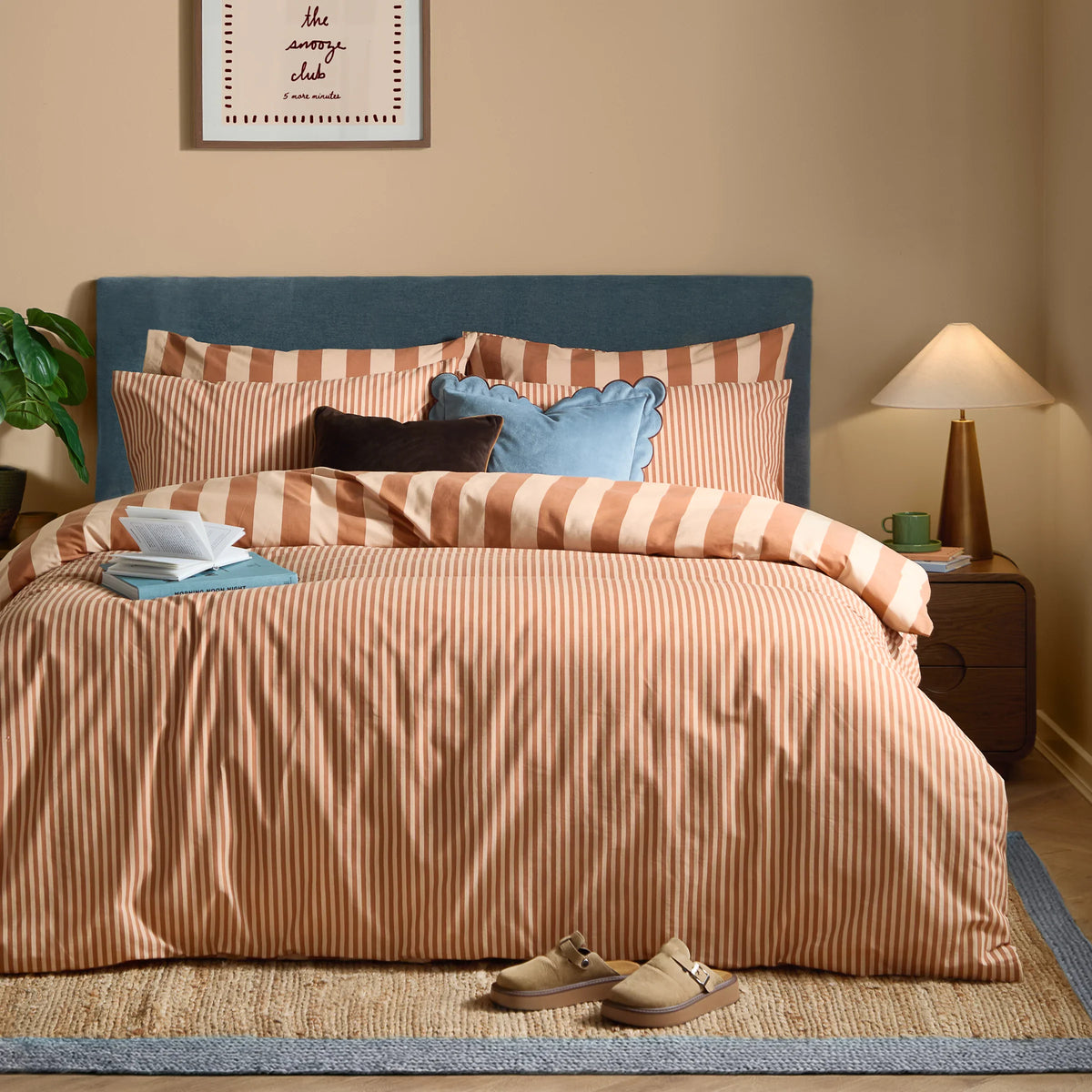 Furn (Riva Home) Duvet Cover set THE ULTIMATE STRIPE REVERSIBLE DUVET COVER SET by furn