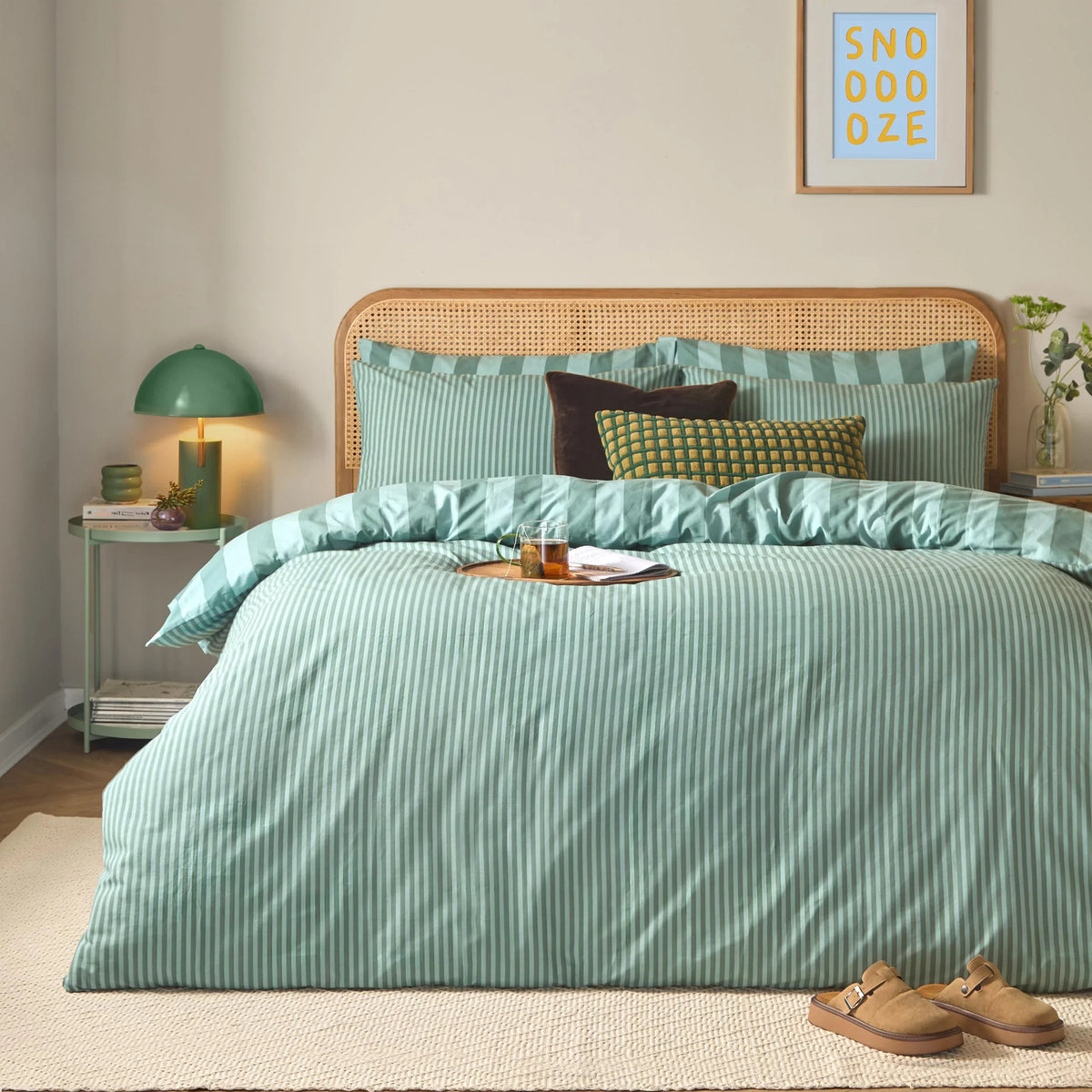 Furn (Riva Home) Duvet Cover set THE ULTIMATE STRIPE REVERSIBLE DUVET COVER SET by furn