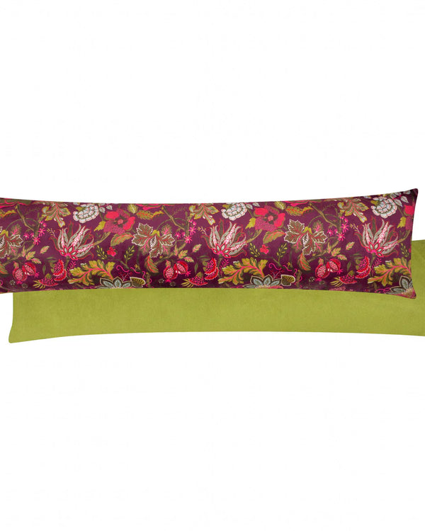 VIRANAI EXOTIC FLORAL DRAUGHT EXCLUDER CERISE by Furn