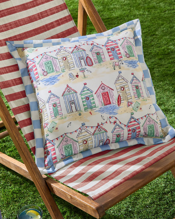 BEACH HUTS SQUARE OUTDOOR CUSHION by Furn