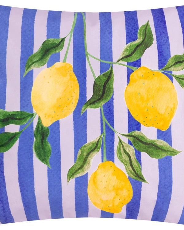 furn. Lemons Outdoor Cushion Blue