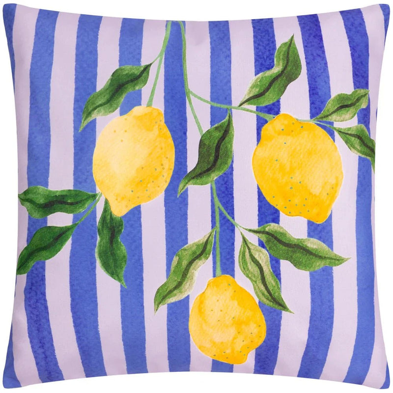 furn. Lemons Outdoor Cushion Blue