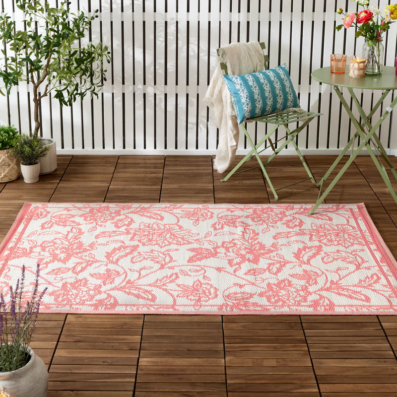 ANEMONE WOVEN JACQUARD OUTDOOR RUG by Furn