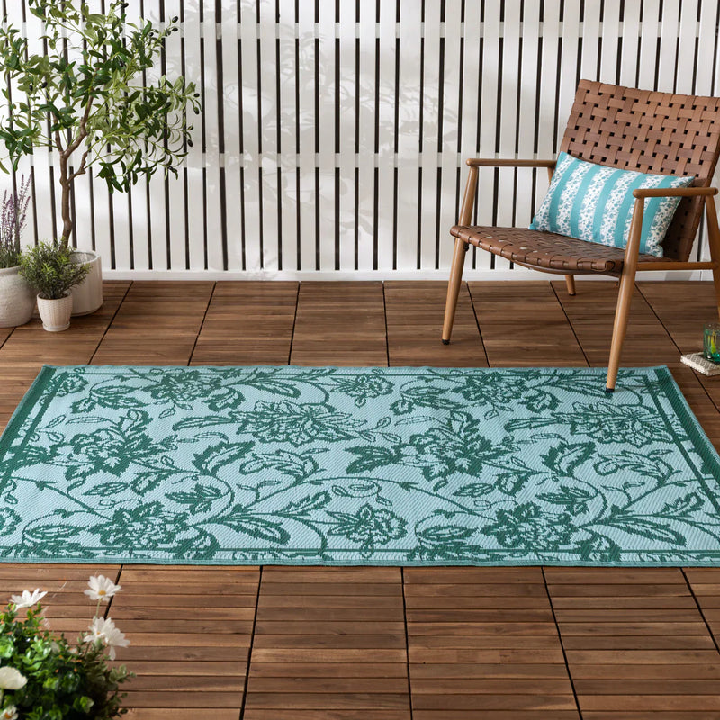ANEMONE WOVEN JACQUARD OUTDOOR RUG by Furn