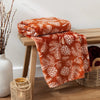 furn (Riva Home) Throw furn. Irwin Woodland Fleece Throw Rust 140 x 180cm