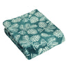 furn (Riva Home) Throw furn. Irwin Woodland Fleece Throw Teal 140 x 180cm