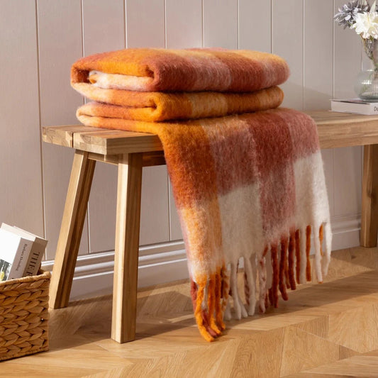 Furn (Riva Home) Throw JUNO THROW – CINNAMON by Furn