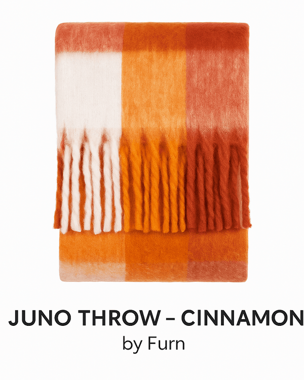 JUNO THROW – CINNAMON by Furn