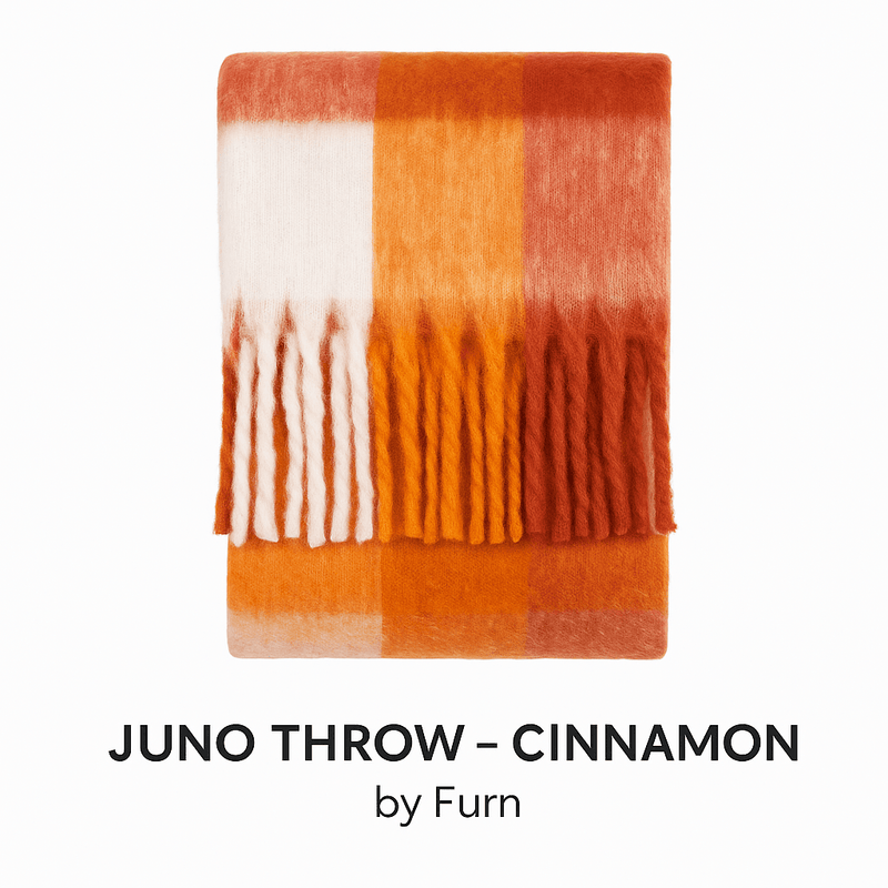 JUNO THROW – CINNAMON by Furn