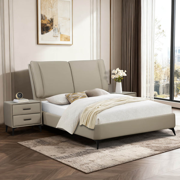 ANTRIM BEDSIDE LOCKER IN GREY/BEIGE