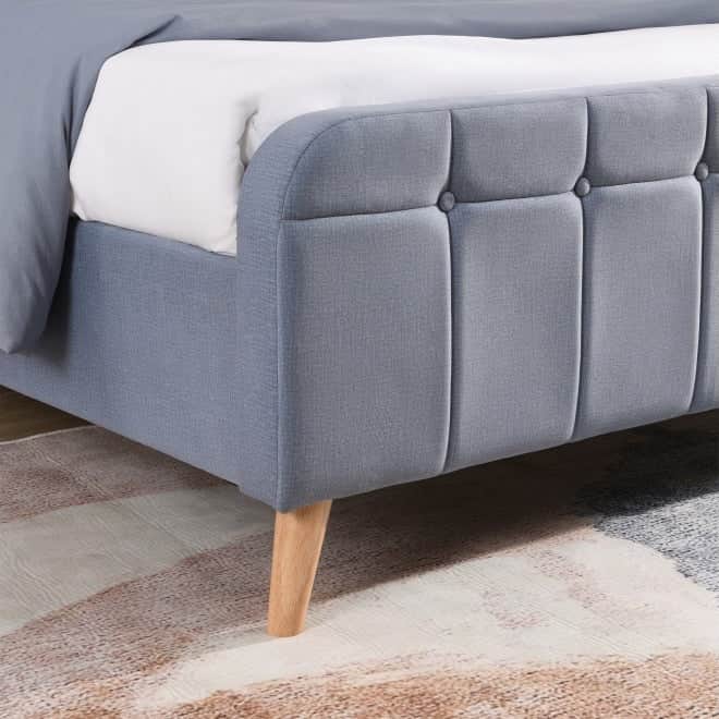 GIE Bed Base & Headboard ASHLEY SKY BLUE BED