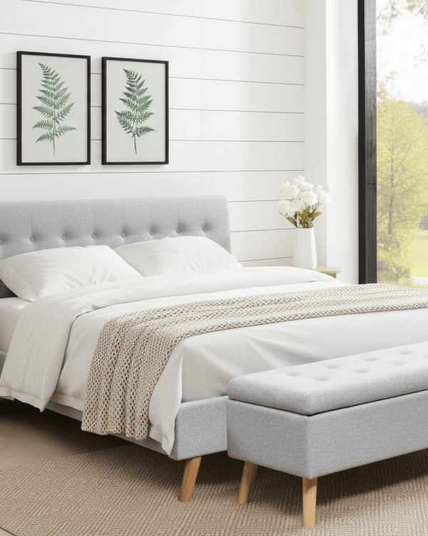 ROSCOMMON BED, BLANKET BOX & ALOE VERA MATTRESS BUNDLE