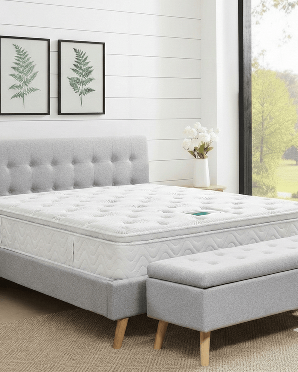 ROSCOMMON BED, BLANKET BOX & ALOE VERA MATTRESS BUNDLE