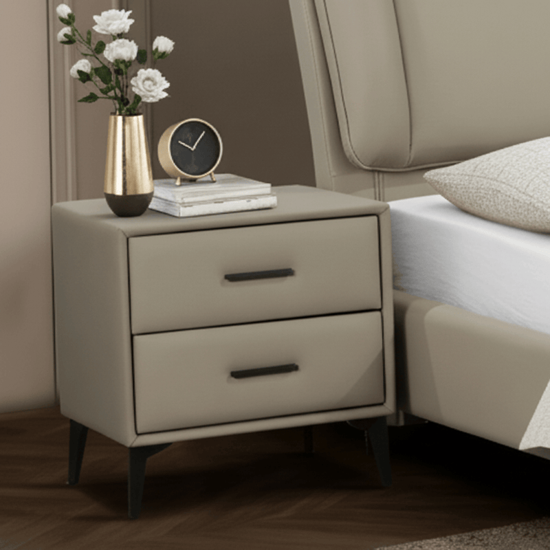 ANTRIM BEDSIDE LOCKER IN GREY/BEIGE