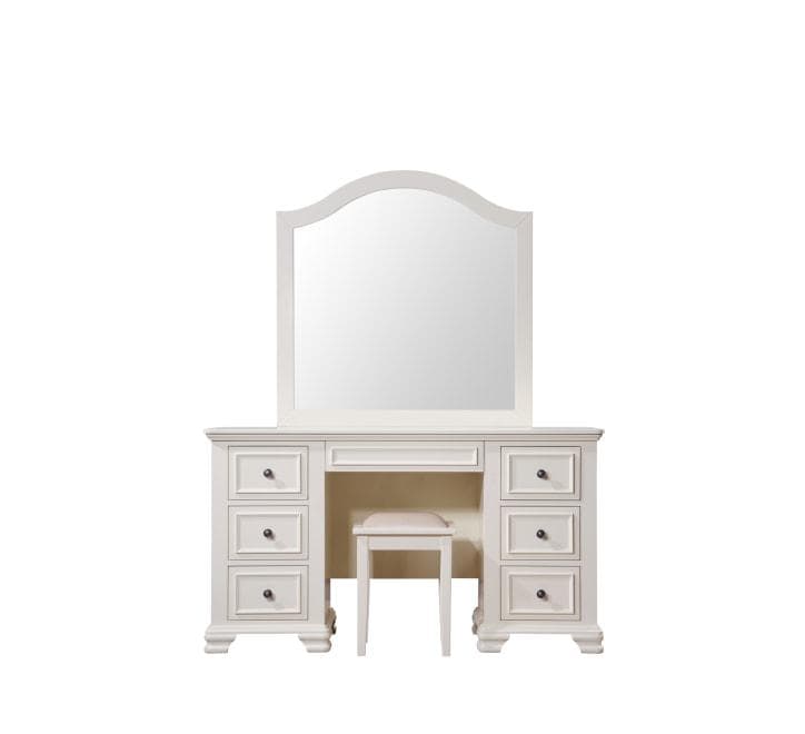 GIE Bedroom Vanities Charlotte Dressing Table with Mirror and Stool - FREE DELIVERY (Copy)