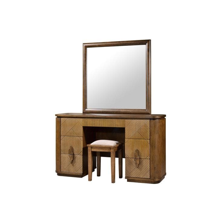 GIE Bedroom Vanities Phoenix Dressing Table with Mirror and Stool - FREE DELIVERY