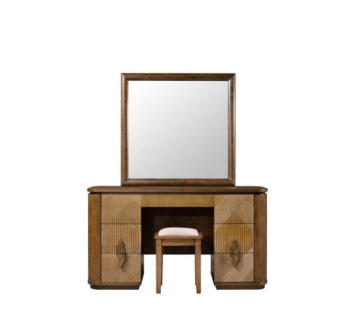 GIE Bedroom Vanities Phoenix Dressing Table with Mirror and Stool - FREE DELIVERY