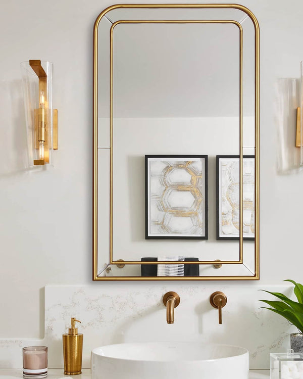 VALENCIA ARCHED DUAL-TONE MIRROR  by GIE