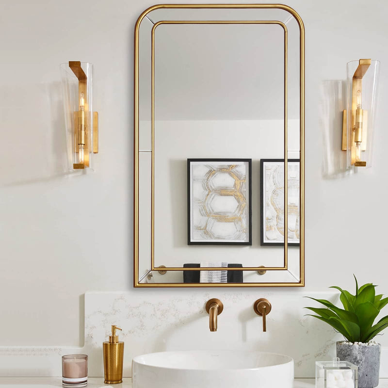 VALENCIA ARCHED DUAL-TONE MIRROR  by GIE