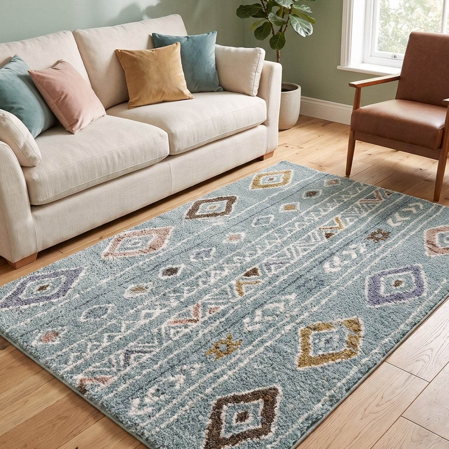 GIE Rugs Blue Alaska 104 / 80/150cm ALASKA SERIES RUG by GIE