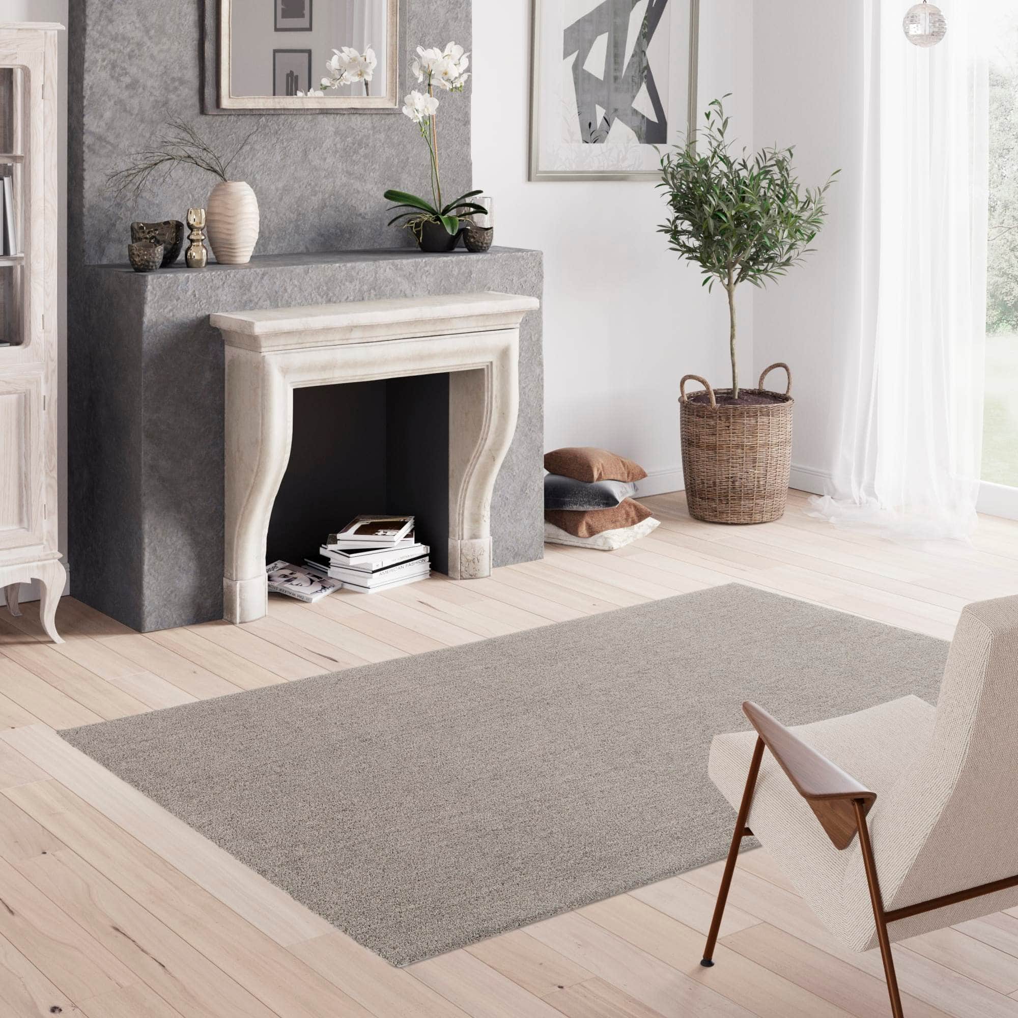 GIE Rugs KISS WASHABLE RUG – DARK GREY OR MUSTARD by GIE