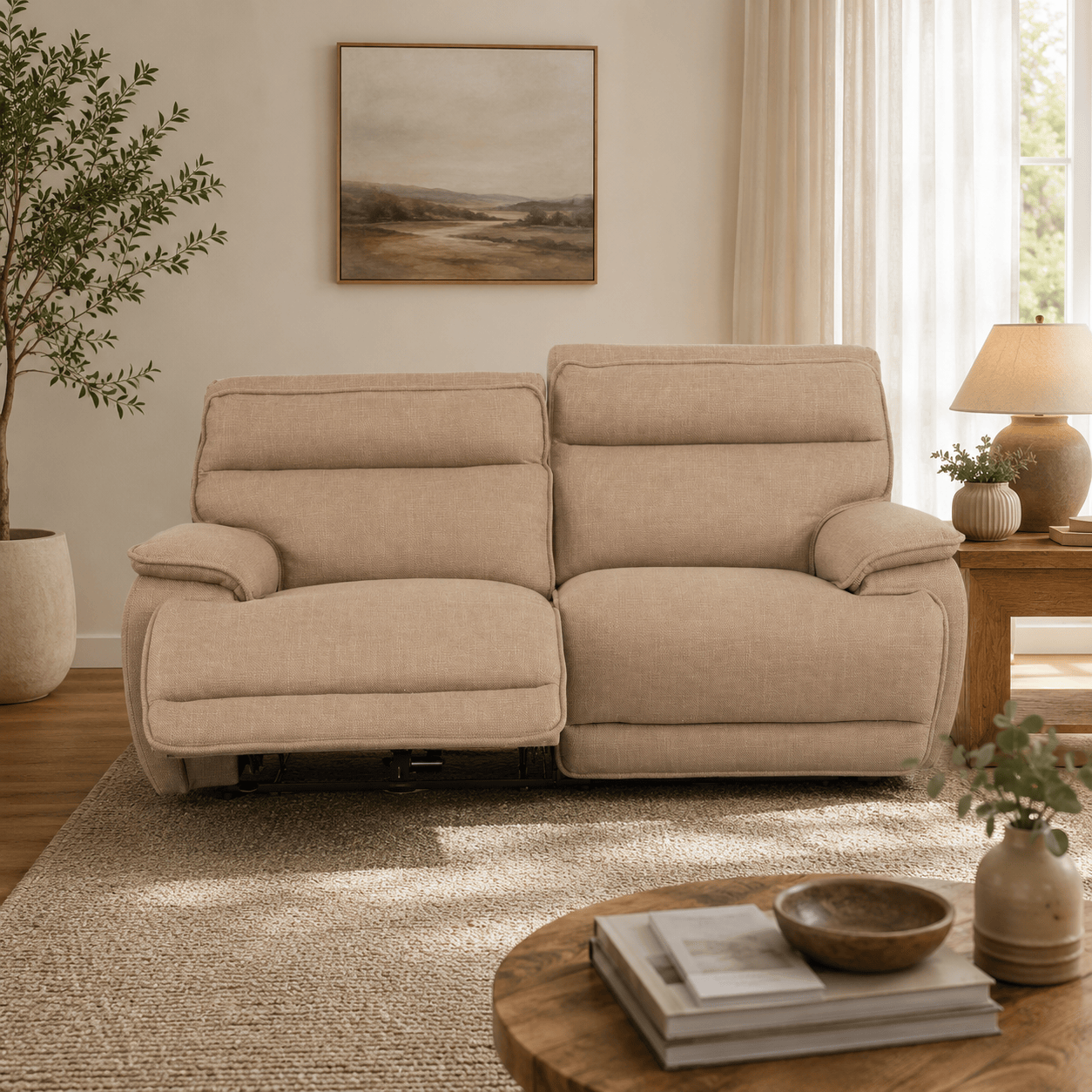GIE Sofa 2 Seater LOUISE MODULAR RECLINER SOFA COLLECTION by GIE