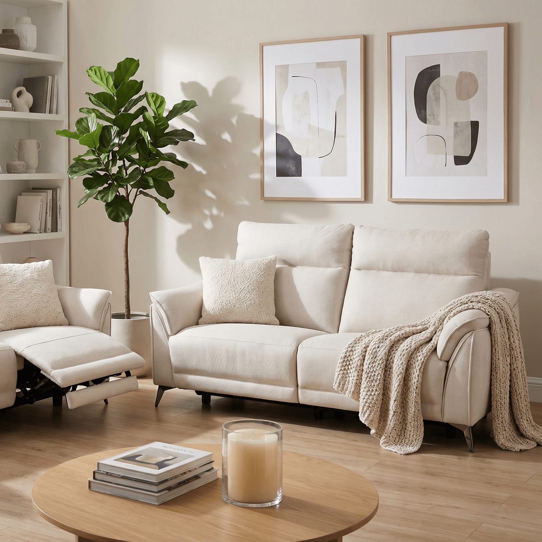 GIE Sofa AUSTIN FABRIC RECLINER SOFA COLLECTION by GIE