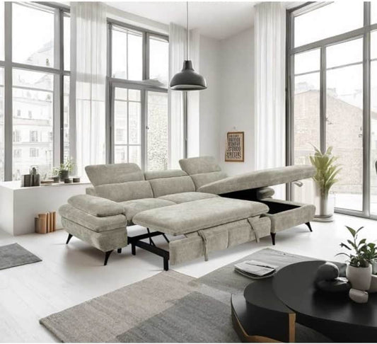 GIE Sofa-Bed Cream / Right THE HANNAH CORNER SOFA-BED by GIE