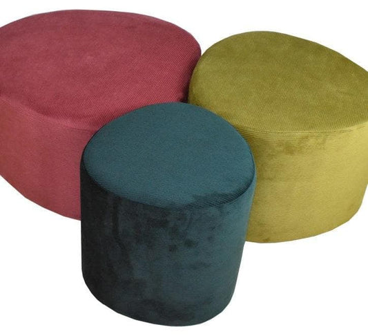 GIE Sofa Footstool  (Set of Three) - FREE DELIVERY