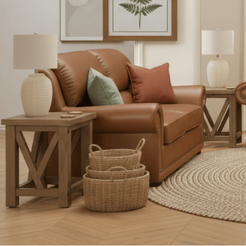 IMPERIAL LEATHER 2 SEATER SOFA