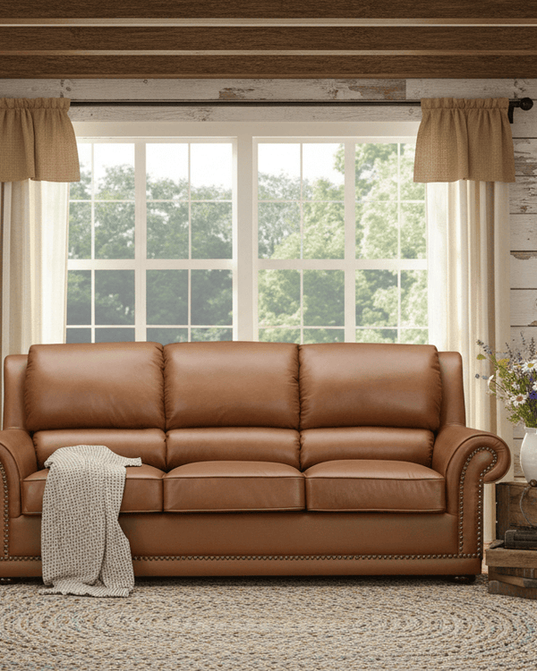 IMPERIAL LEATHER 3 SEATER SOFA