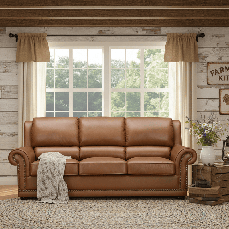 IMPERIAL LEATHER 3 SEATER SOFA