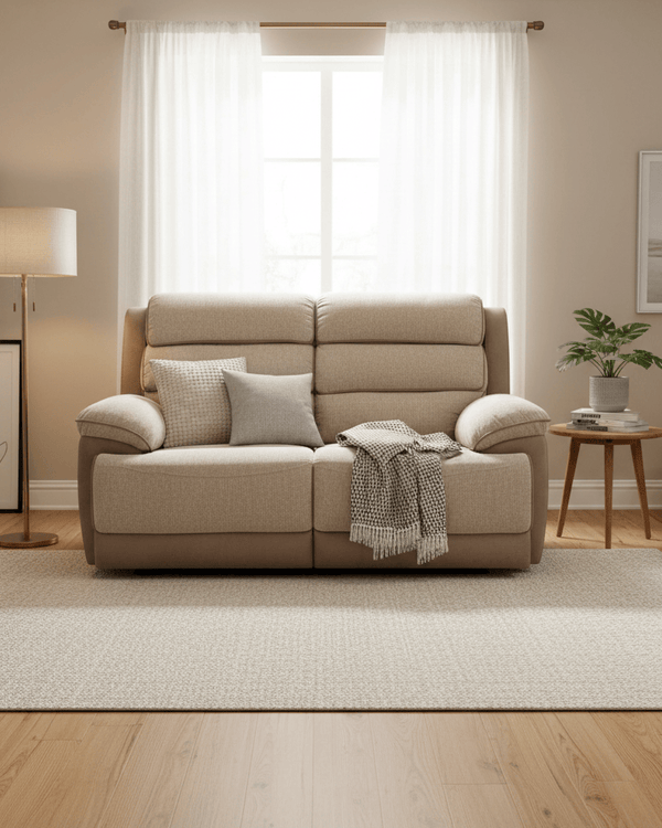 JESSICA 2 SEATER MANUAL RECLINER  by GIE