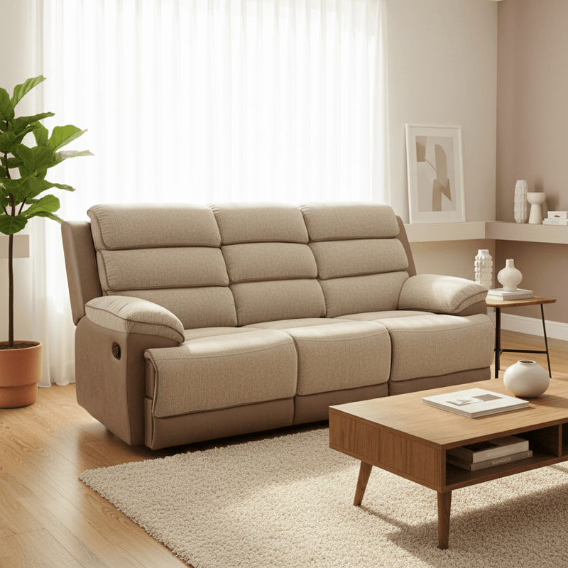 JESSICA 3 SEATER MANUAL RECLINER by GIE