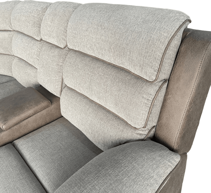 GIE Sofa JESSICA CORNER SOFA MANUAL RECLINER by GIE