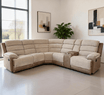 GIE Sofa JESSICA CORNER SOFA MANUAL RECLINER by GIE