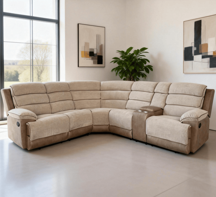JESSICA CORNER SOFA MANUAL RECLINER by GIE