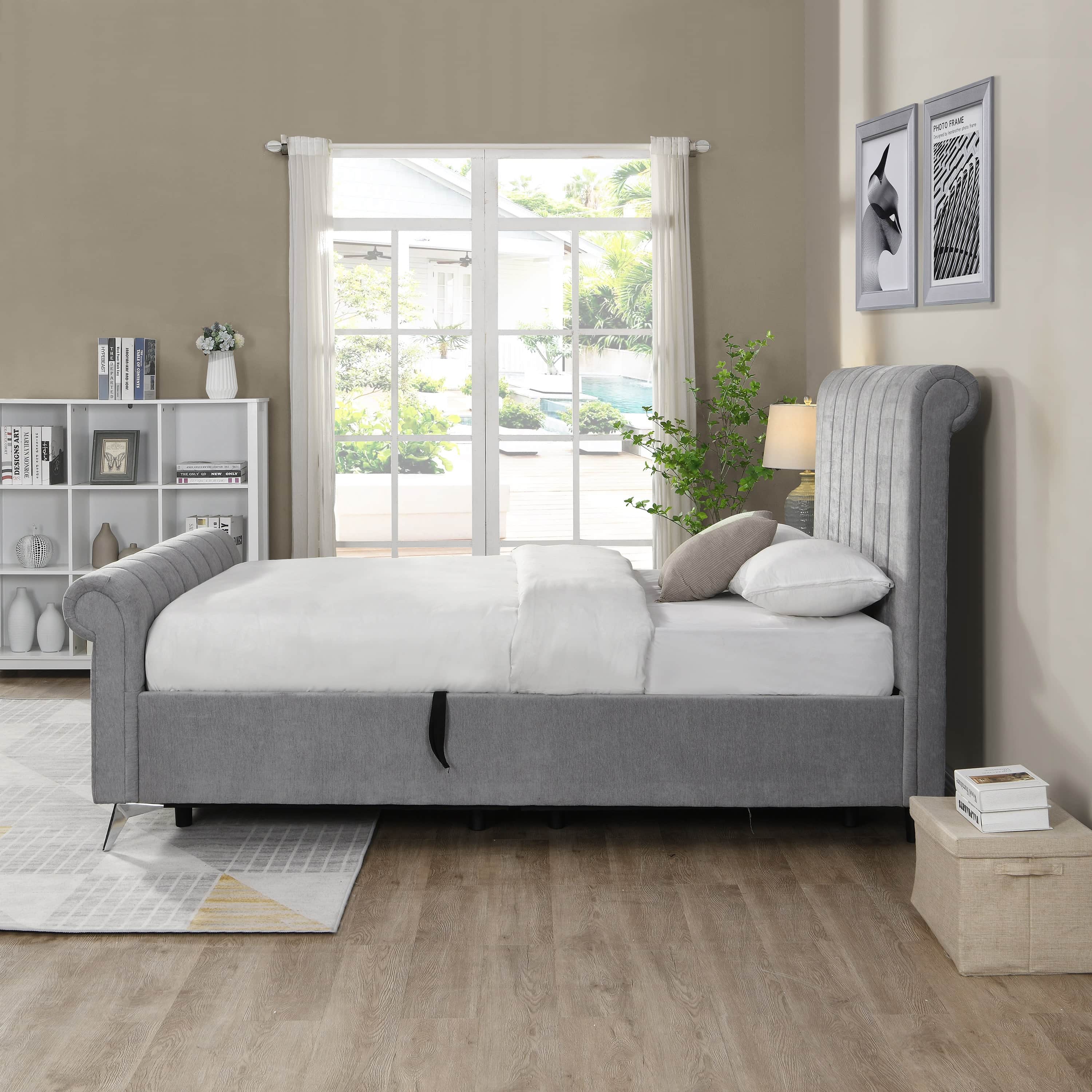 GIE Storage Bed Base & Headboard CARLOW SIDE LIFT STORAGE BED