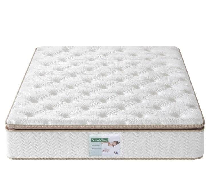 GIE Storage Bed Base & Headboard LIMERICK 5ft KING STORAGE BED & SERENITY PLUSH MATTRESS BUNDLE