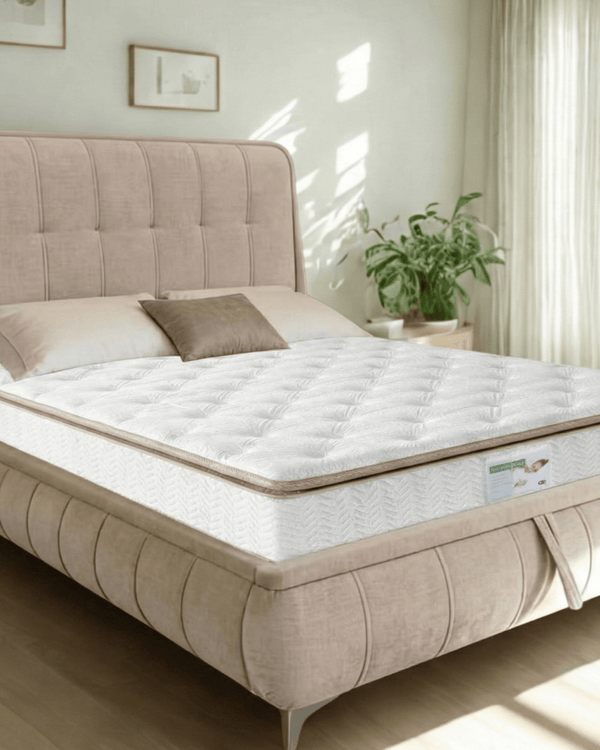 LIMERICK 4ft6 DOUBLE STORAGE BED & SERENITY PLUSH MATTRESS BUNDLE