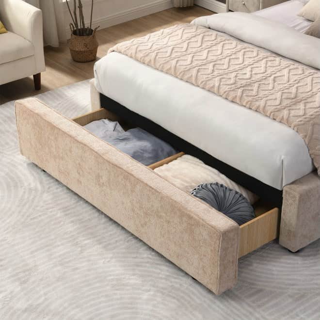 WICKLOW STORAGE BED by GIE
